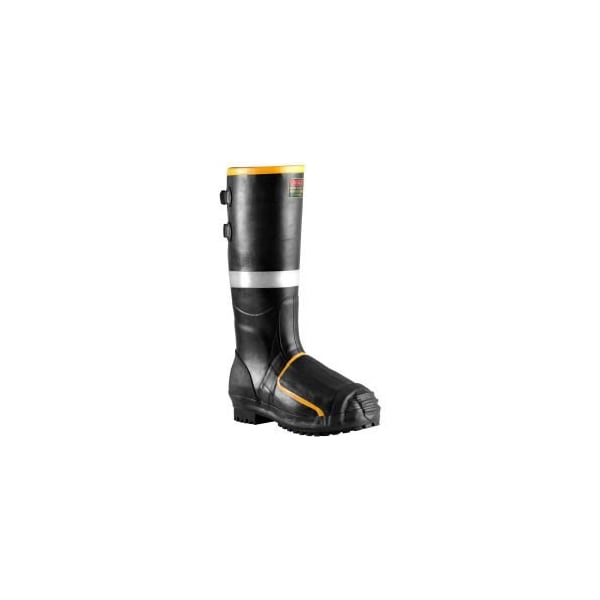 Tingley MB816B Metatarsal Steel Toe Boots, Black Steel Midsole, Size 10